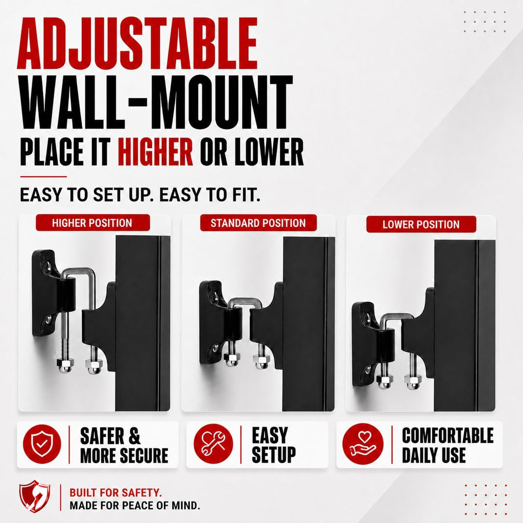 Freestanding Foldable Dog Gate with Door, 30" Tall, Up to 70" Wide