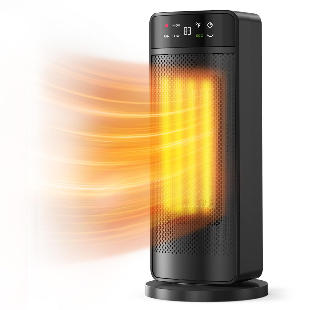 1500W Space Heaters for Indoor Use,PTC Ceramic Electric Heater with Remote