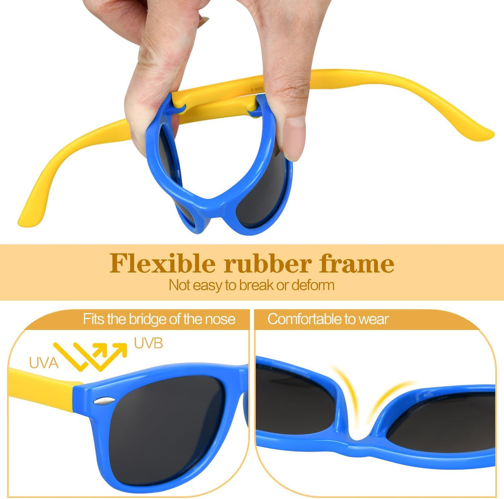 1/2/4/8/12/24pcs Kids Polarized Sunglasses, UV Protection Glasses Shades