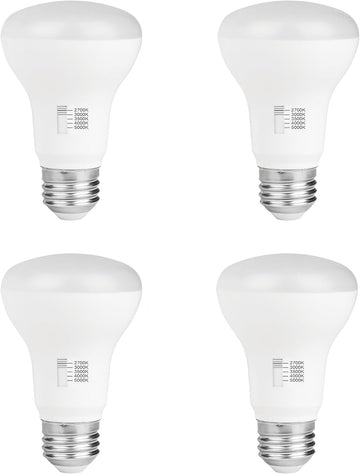 R20 Dimmable LED Bulb, Color Selectable, 7W (50W Equivalent), 500 Lumens, 2700K, 3000K, 3500K, 4000K, 5000K, 5CCT, UL