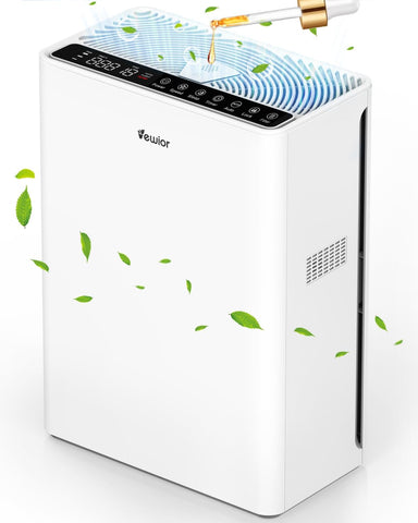 Air Purifiers For Home Large Room Up To 2200 sqft H13 HEPA Air Purifiers Filter With Fragrance Spong