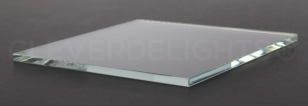4" Square Glass Tiles - 5 Pack