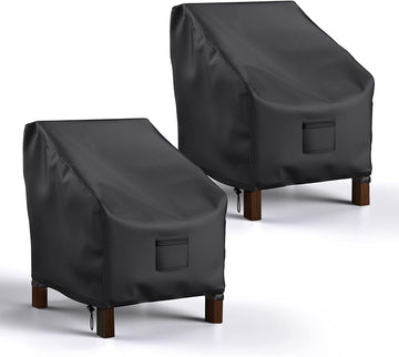Waterproof, Lounge Deep Seat Cover, Heavy Duty Outdoor Lawn Patio Furniture Covers (29" W x 30" D x 36" H - 2 Pack)