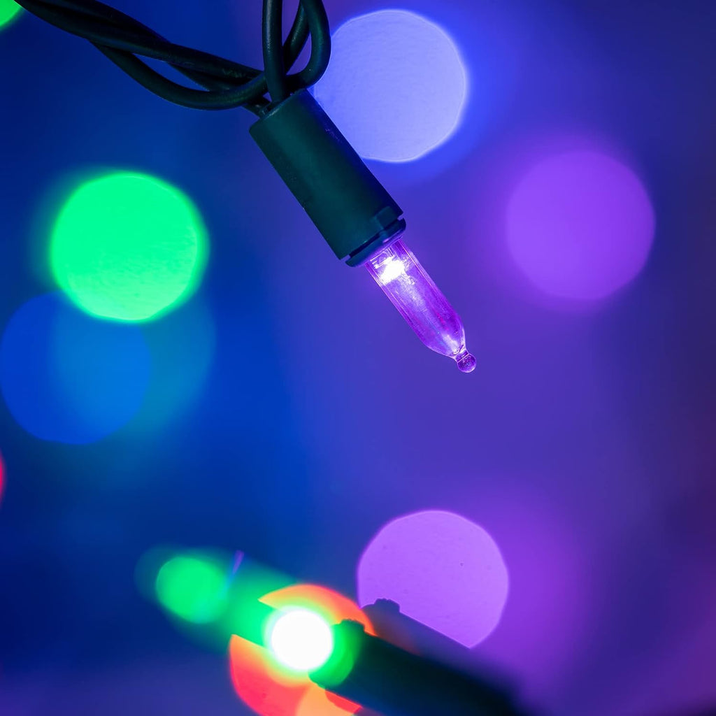 200 Multicolor Christmas Lights, 2-Set 25 ft 100 LED String Light