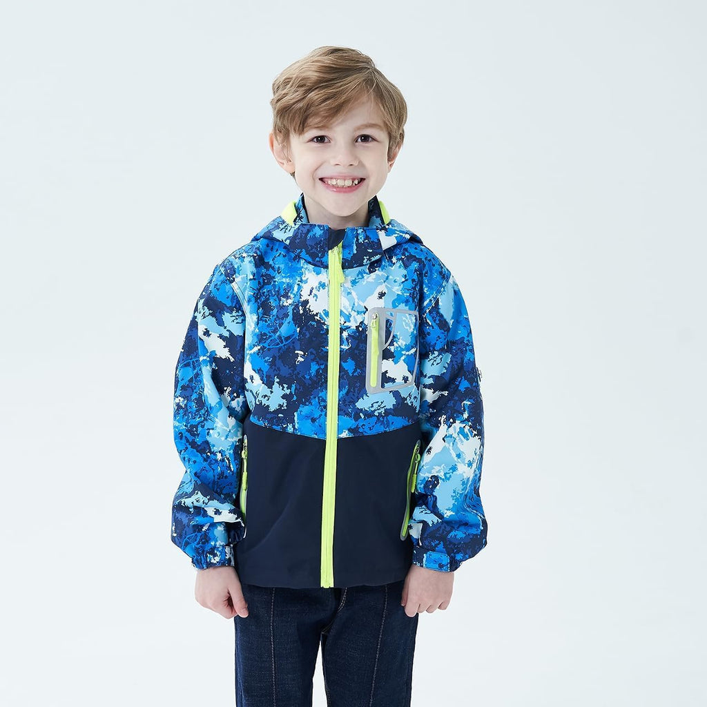 Boys Girls Rain Jacket Raincoats for Kids