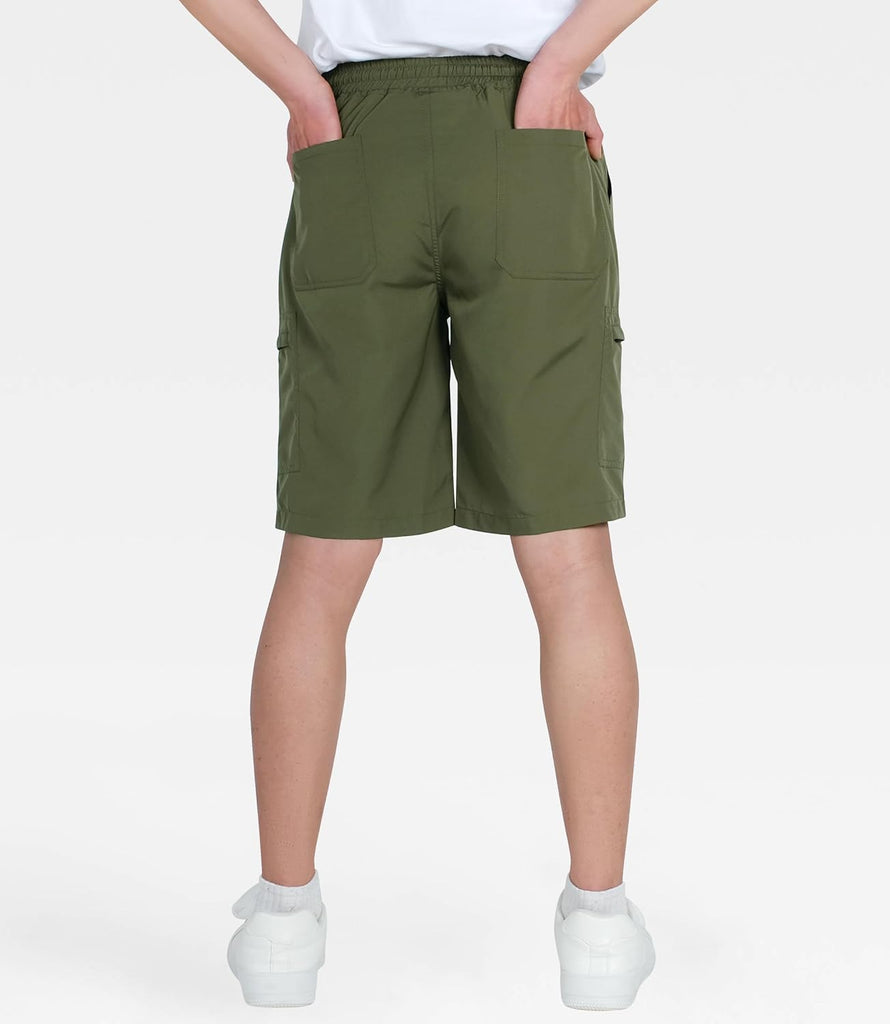 Boys Cargo Shorts, Pocket Quick Dry Hiking Shorts Kids
