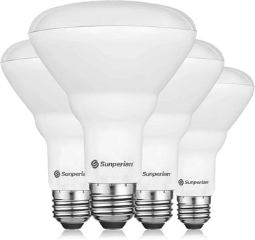 BR30 LED Bulb, 8.5W=65W, 4000K Cool White, 800 Lumens, Dimmable Flood Light Bulbs for Recessed Cans, Enclosed Fixture