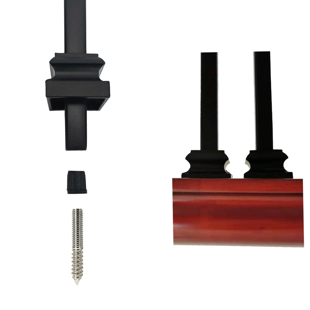 Adjustable Angle Connectors for 1/2" Square Balusters Installation with Screws Pack of 50