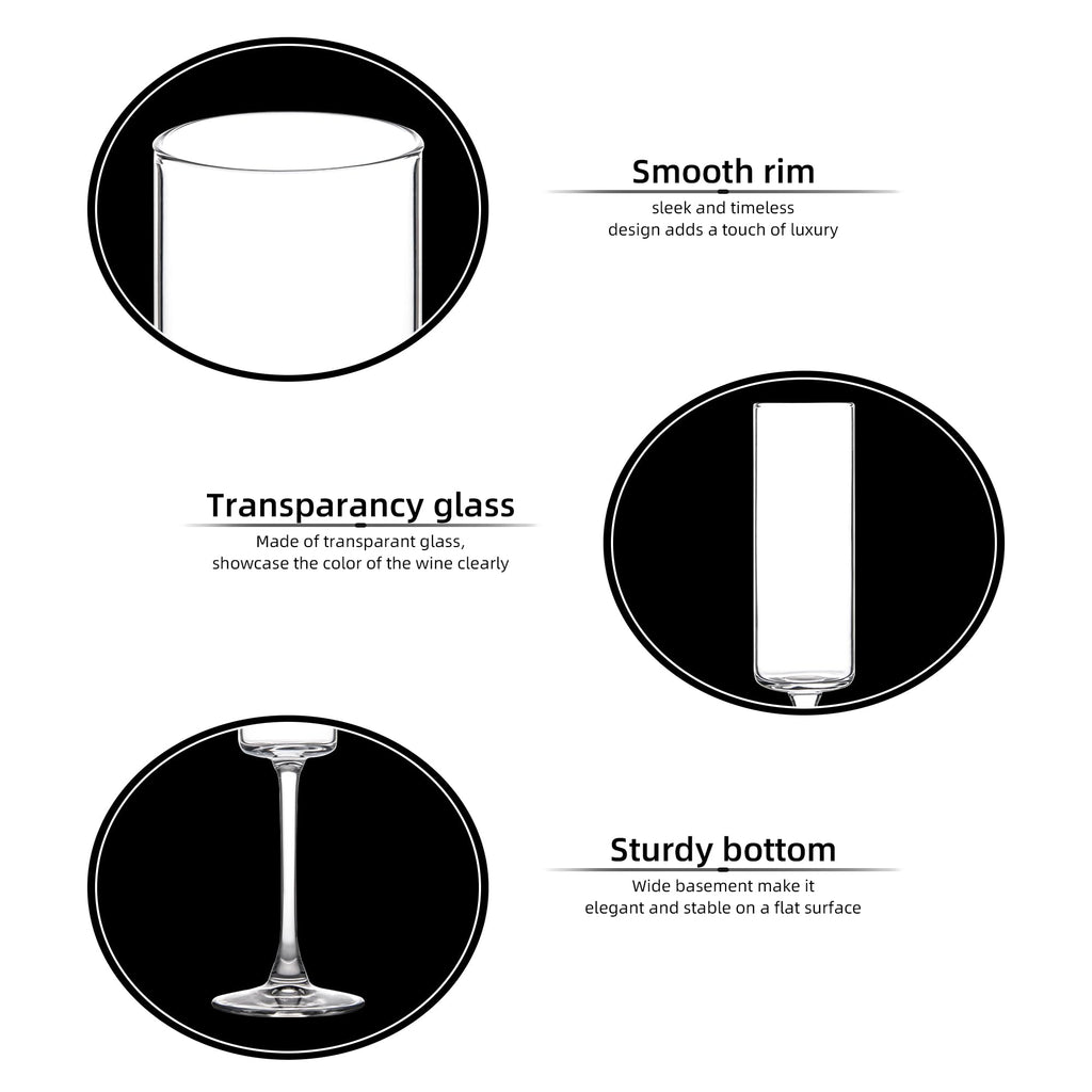 Champagne Flutes, 6oz Edge Champagne Glasses Set of 12 with Long Stem - Sparkling Wine Glasses & Elegant Gift