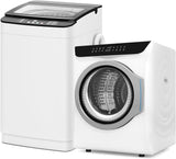 Portable Washer and Dryer Combo Set, 2.8 CU. FT. Portable Clothes Dryers with Boot Dryer, 28 lbs Fully Automatic