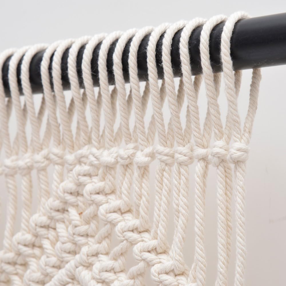 Macrame Valances for Windows, Boho Kitchen Macrame Curtains