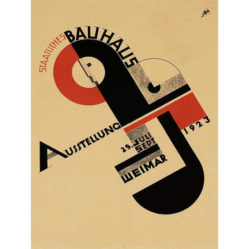 Exhibition Bauhaus Weimar Icon Germany Vintage Retro Advertising Unframed Wall Art Print Poster Home Decor Premium