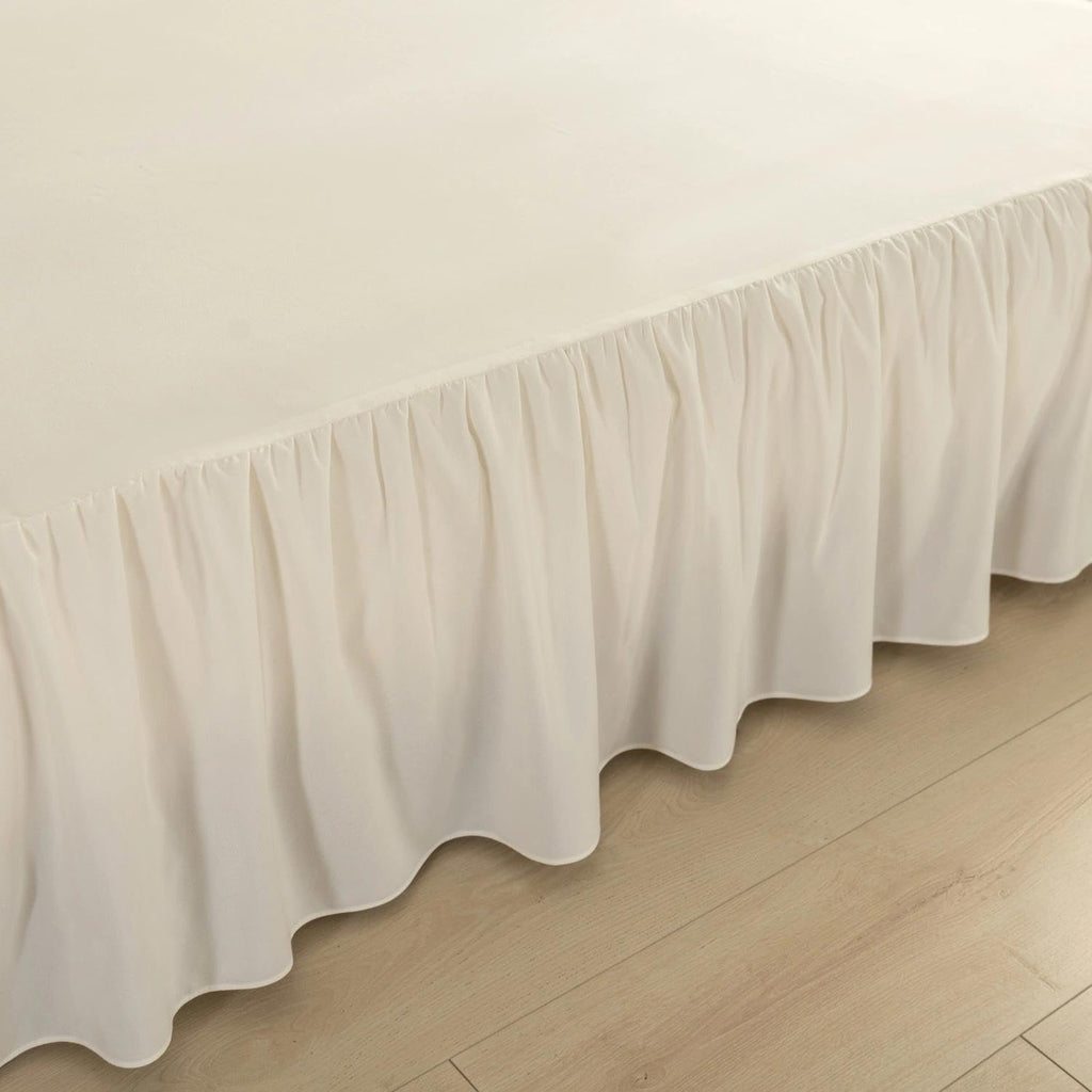 Bed Skirt Queen Size Ruffled Bed Skirt, 14'' Queen Dust Ruffle Bed Skirts | With Split Corners, Dust Ruffle with