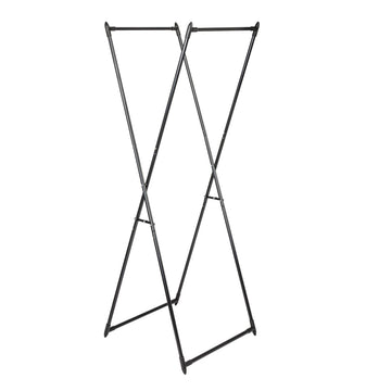Valet Folding Clothes Rack, Strong Metal X-Frame, Chic Design, Great for Guest and Dressing Rooms, Portable and Easy
