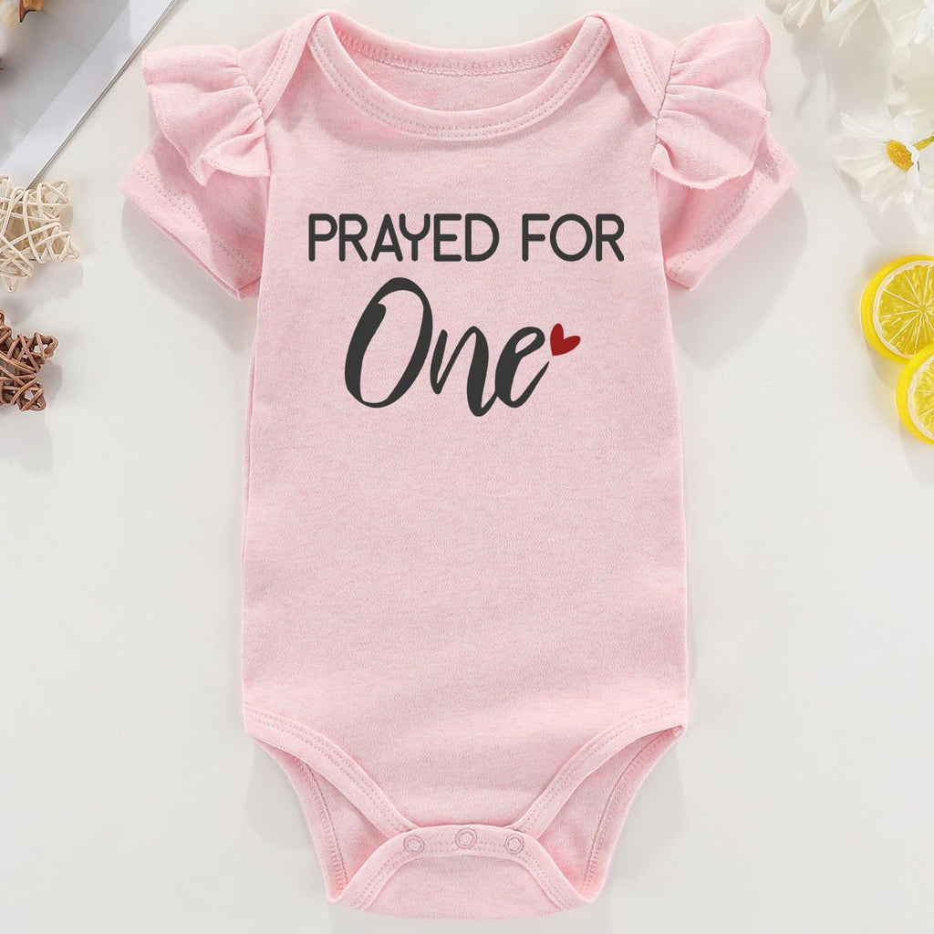 Prayed One Blessed Two Twin Outfits For Boy And Girl Newborn Twins Baby Items Must Haves bodysuit Pink