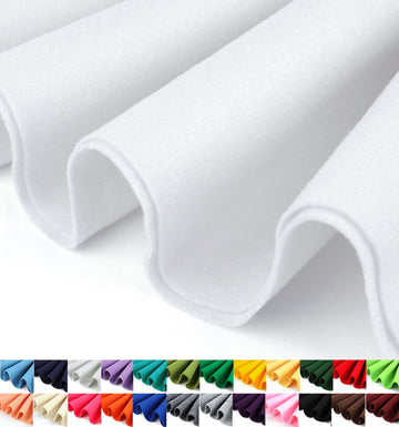 Felt Fabric | 72" Wide | 1.6mm Thick | Acrylic & Soft | Felt by the Yard | Felt for DIY Crafts, Projects, Sewing