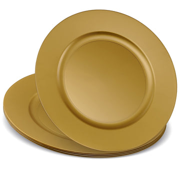 13'' Party Chargers Large Plates & Platters Great for Elegant Party's Weddings Tableware Great for Serving dish