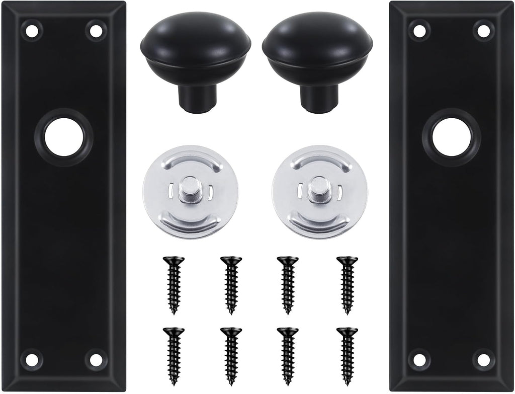 Dummy Door Knob Interior, Inactive Door Knobs for Closet, Antique Bifold Door Knobs Replacement, Single-Side Dummy