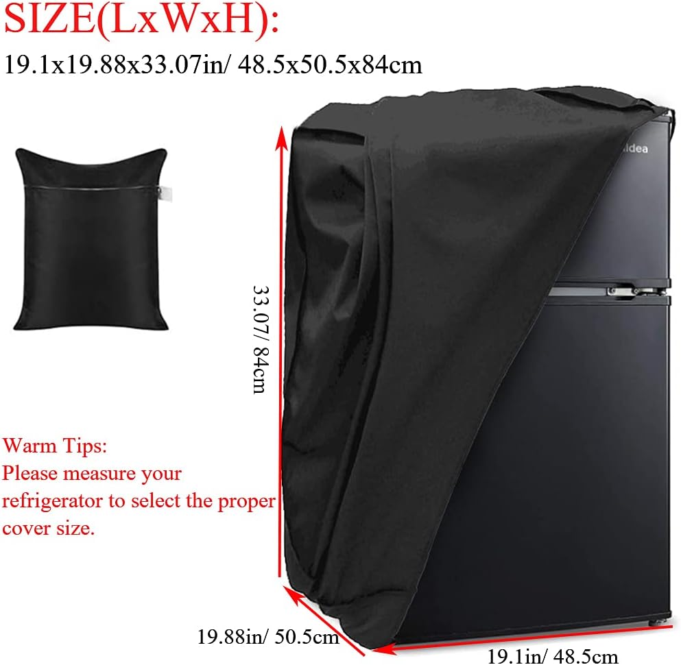 Refrigerators Freezers Dust Cover Compatible with RFR322-B RFR322 3.2 Cu Ft Single Door Mini Fridge, 420D Oxford