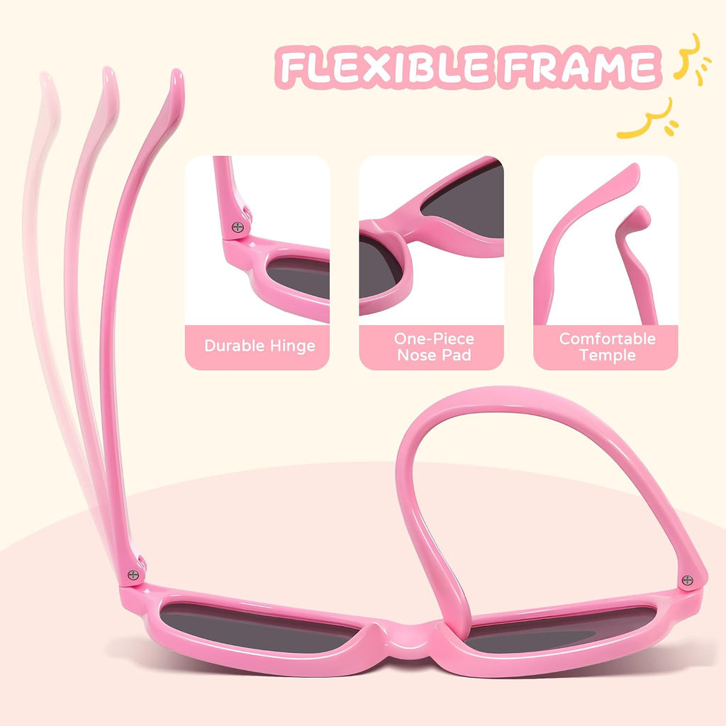 Polarized Kids Sunglasses Toddler Baby Glasses for Girls Boy