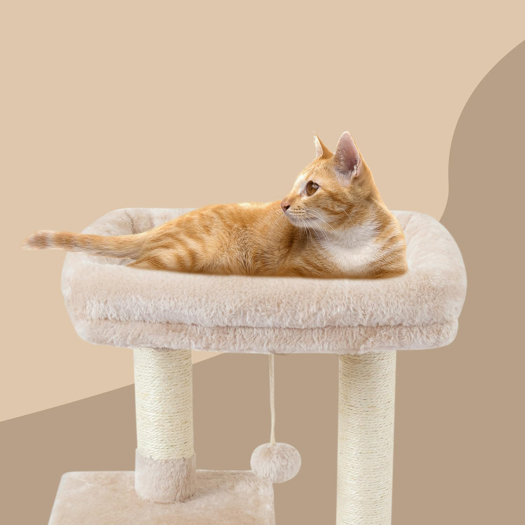 Cute Cat Tree Kitten Cat Tower Condo Cat Furniture Sisal Scratching Posts B