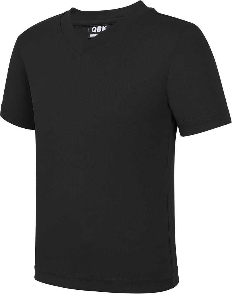 To Youth Neon T Shirt Kids Rash Guard UPF 50+ V-Neck Dry Fit Athletic Short Sleeve Shirts for Boys and Girls