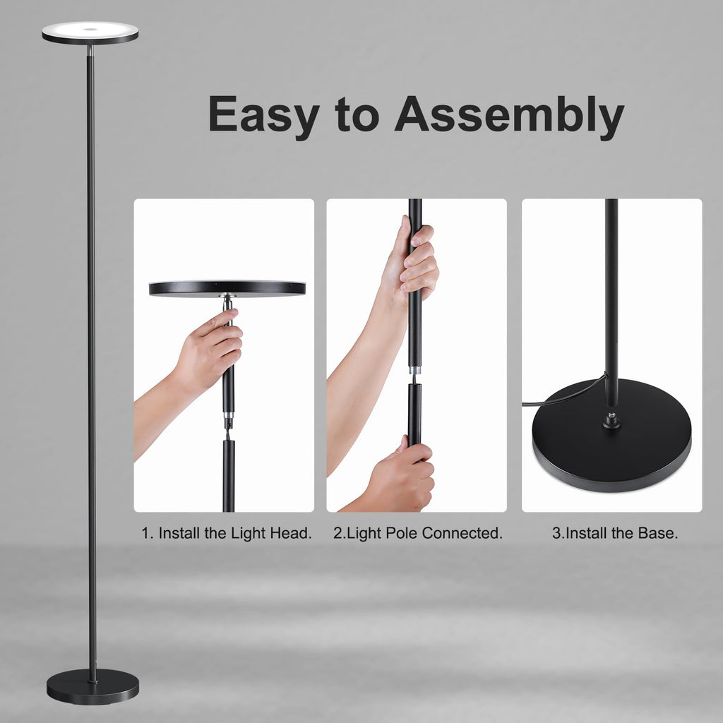 Floor Lamps,LED Standing Lamp with Remote Control