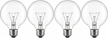 G25 Crystal Clear Bulbs, 4-Pack