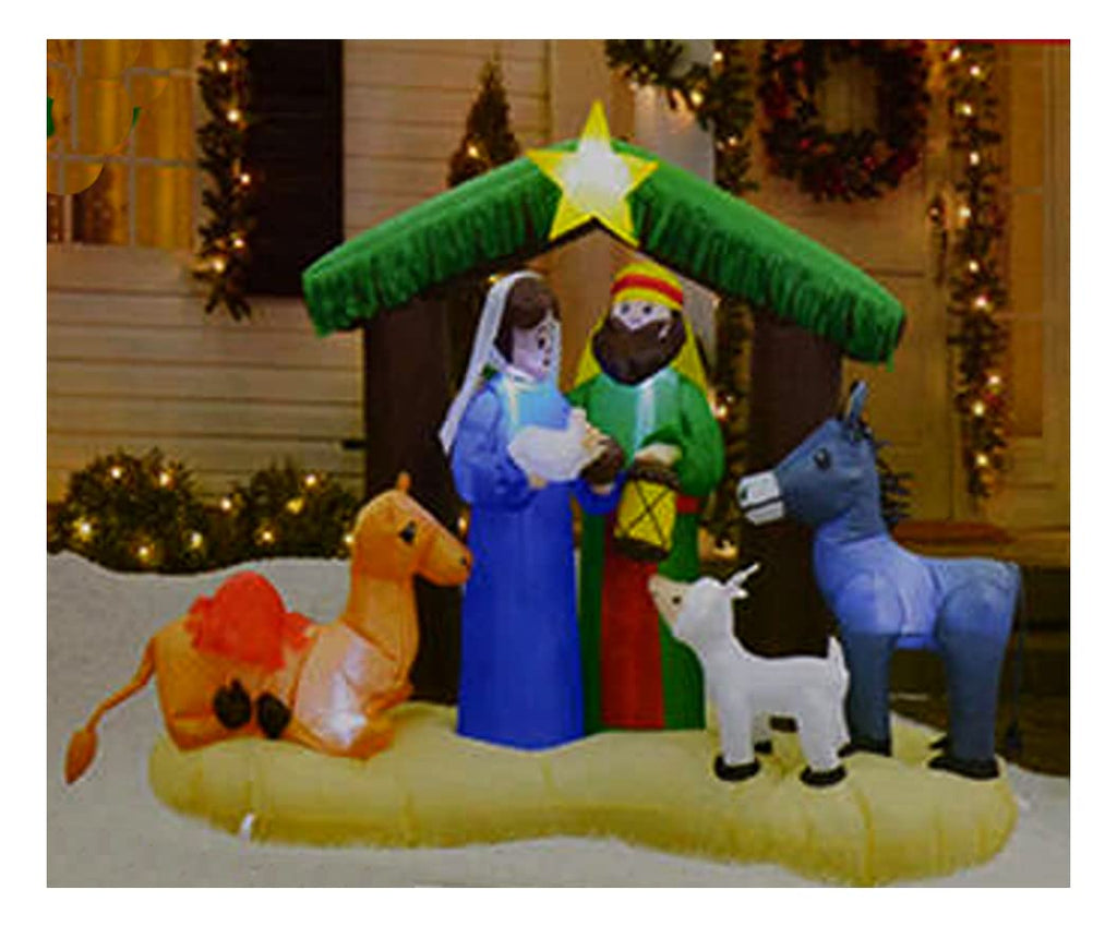 6.5' Inflatable LED Nativity Scene