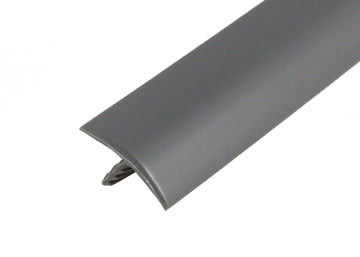 20ft Roll of Grey 3/4" Plastic Tee Moulding for Arcade Game Cabinets, Counters, Shelves, or Tables