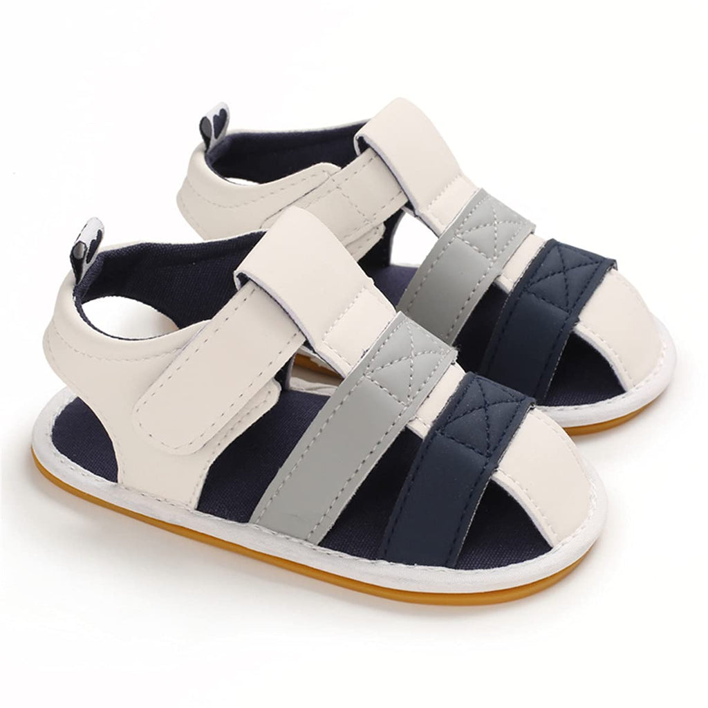 Infant Baby Boys Girls Summer Sandals Non Slip Soft Sole Toddler First Walker Crib Shoes