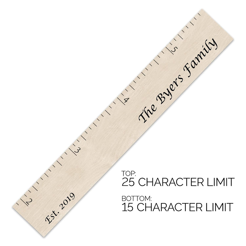 Personalized Wooden Growth Chart for Kids, Nursery Decor