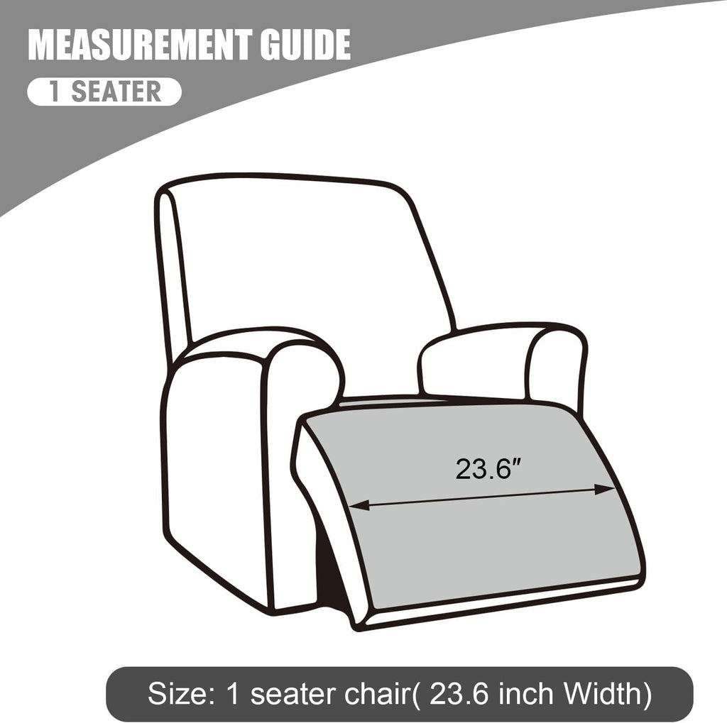 100% Waterproof Recliner Chair Covers, Non-Slip Furniture Protector
