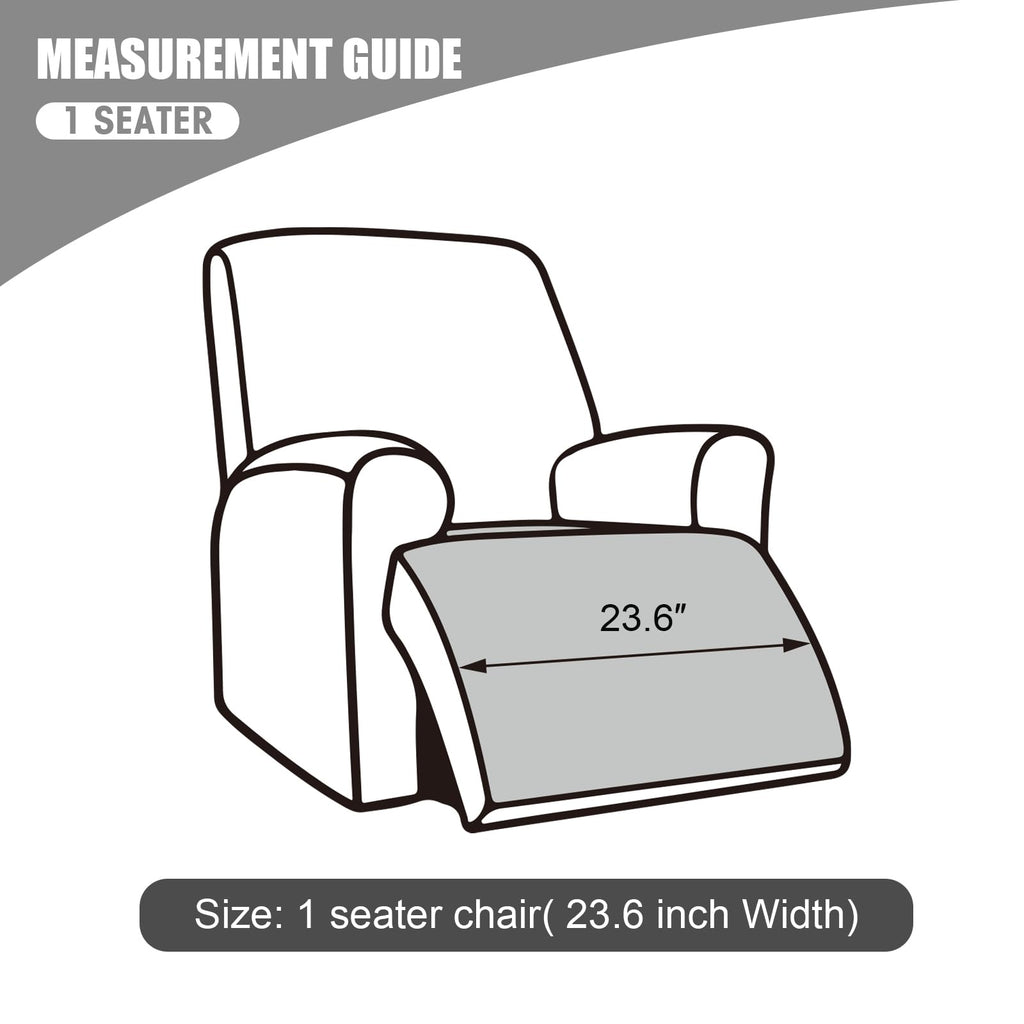 100% Waterproof Recliner Chair Covers, Non-Slip Furniture Protector