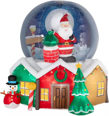 Members Mark 9' Pre-Lit Inflatable Snowglobe