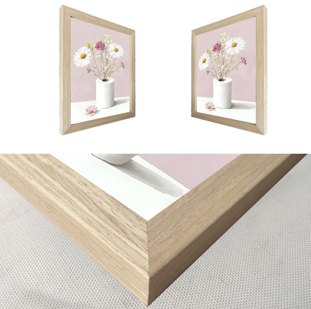 Framed Pink Bathroom Wall Art Funny Toilet Paper with Floral Restroom Decor