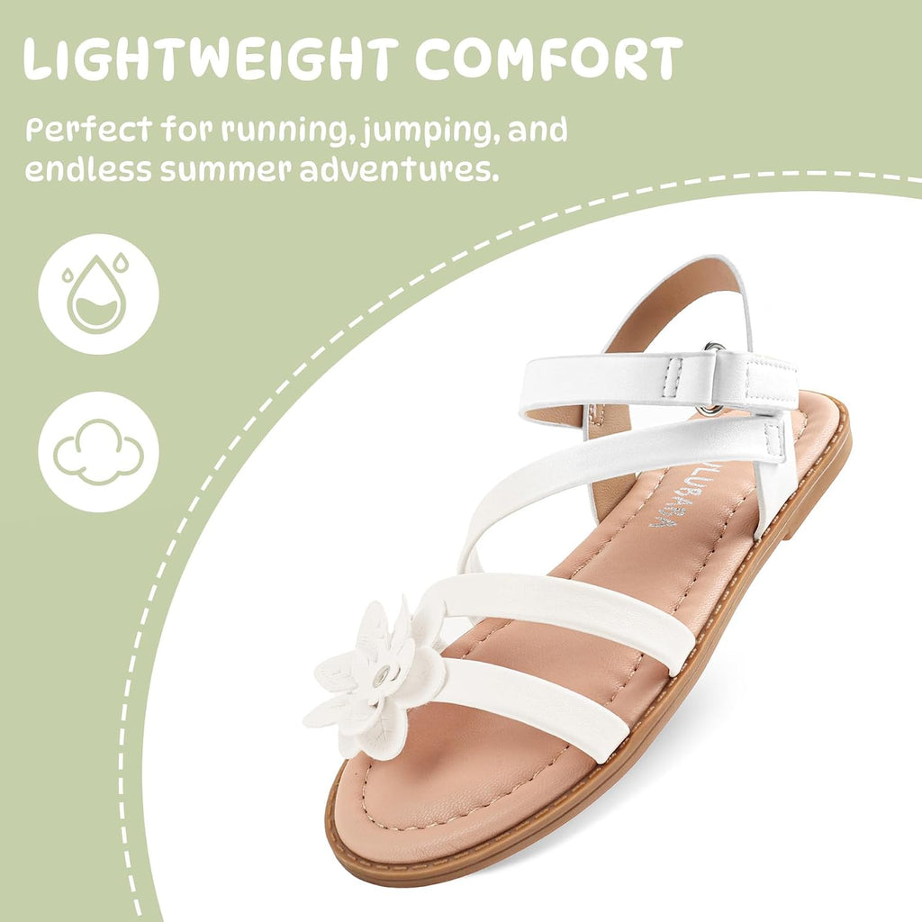 Toddler Girls Sandals Open Toe Dress Sandals for Kids