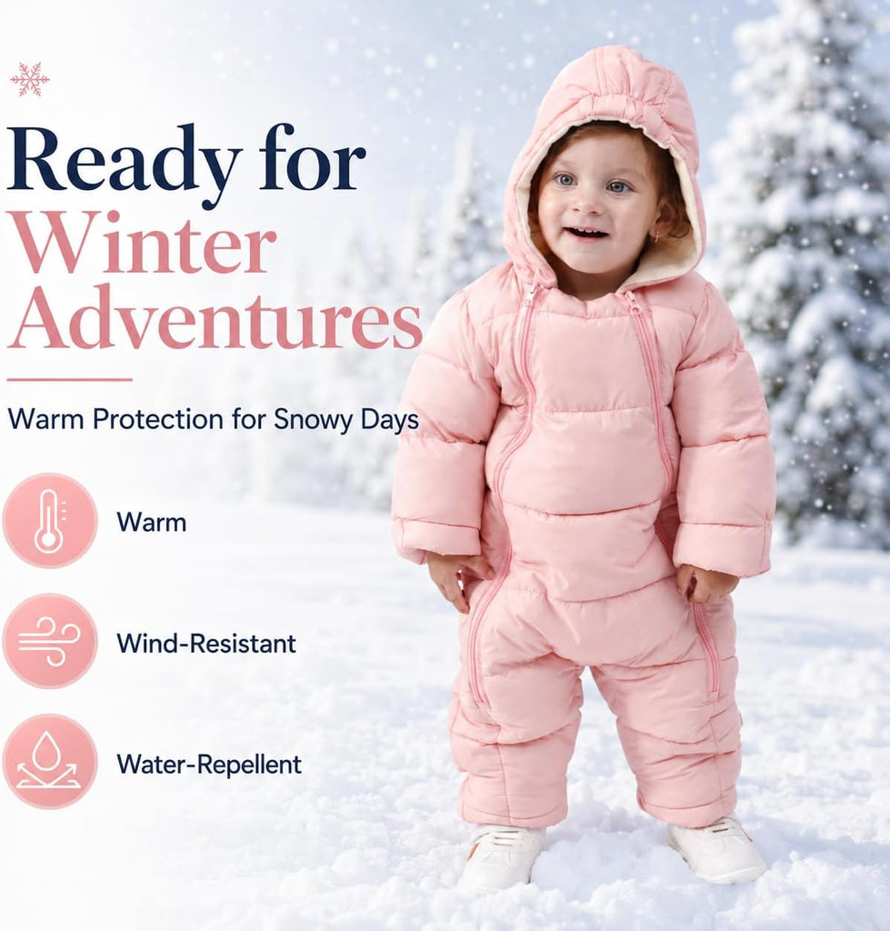 Baby Boys Snowsuit Baby Girls Winter Coat Toddler Clothes