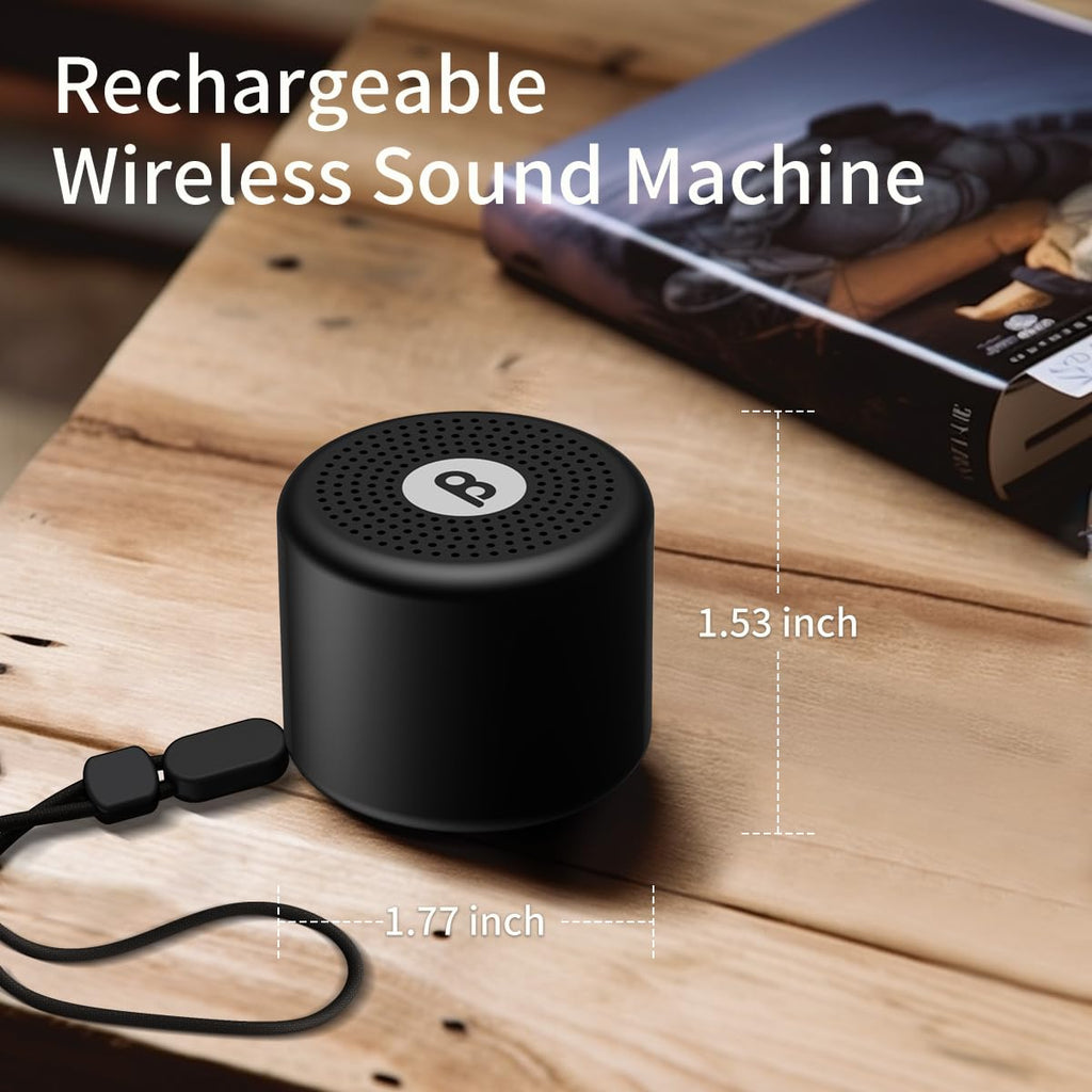Mini Portable Sound White Noise Machine Baby Patter for Sleep with 30 Sounds for Baby Kids Adults 32 Volume Levels Sleep