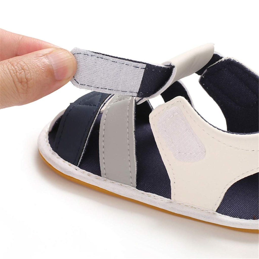 Infant Baby Boys Girls Summer Sandals Non Slip Soft Sole Toddler First Walker Crib Shoes