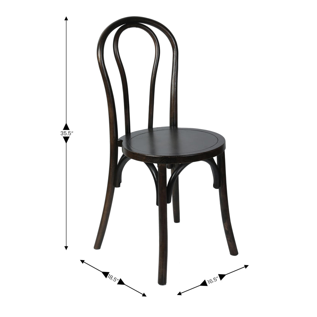 Commercial Grade Wood Stackable Thonet Dining Chair