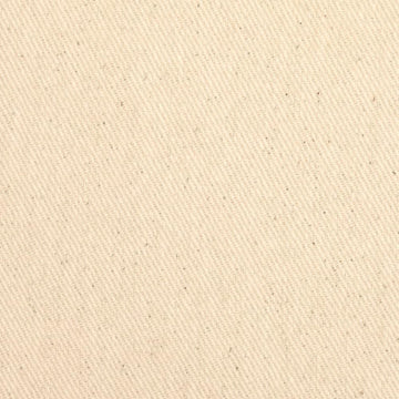 59/60 Inch Natural Cotton Twill Fabric by The Yard