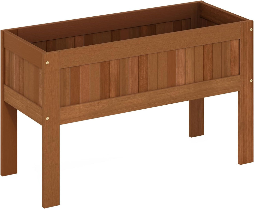 Planter Box, Outdoor Elevated Standing Planter Box, Raised Garden Bed with Legs, Outdoor, Indoor, Garden, Patio