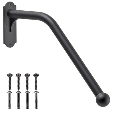 Fully Welded Wall Mount Handrail Iron Handrail for Outdoor Steps