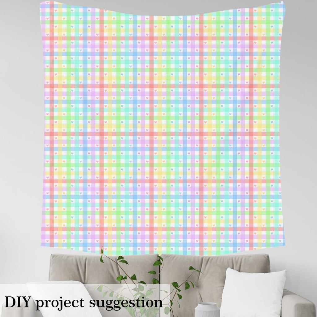 Check Plaid Upholstery Fabric Soft 10 Yards