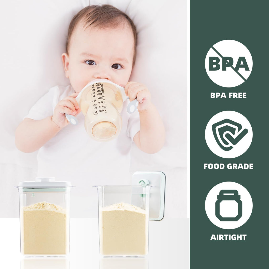 Formula Container, 2300ml Airtight Milk Powder Canister
