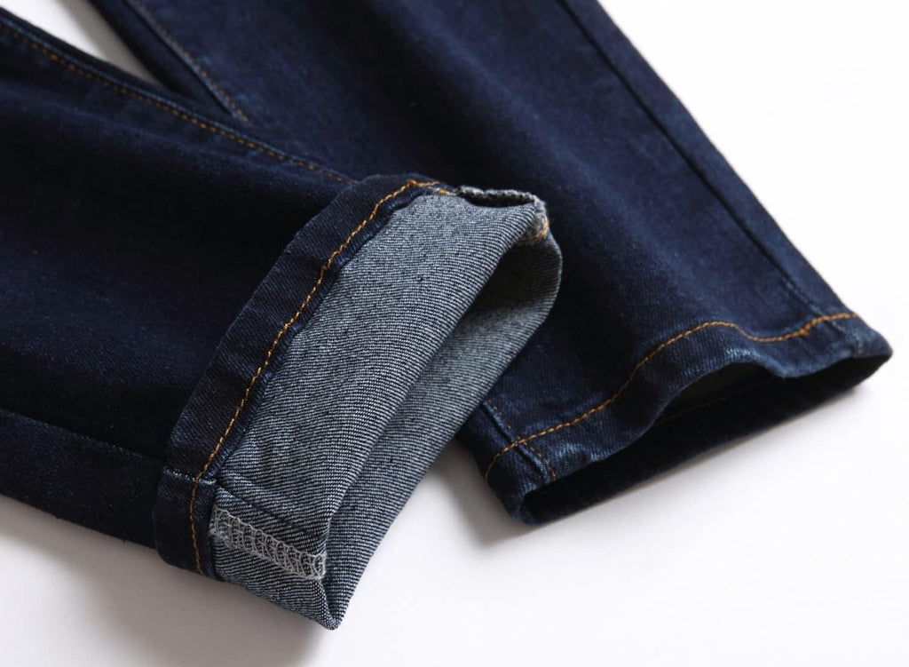 Boy's Skinny Fit Stretch Ripped Destroyed Distressed Fashion Kids Denim Jeans Pants