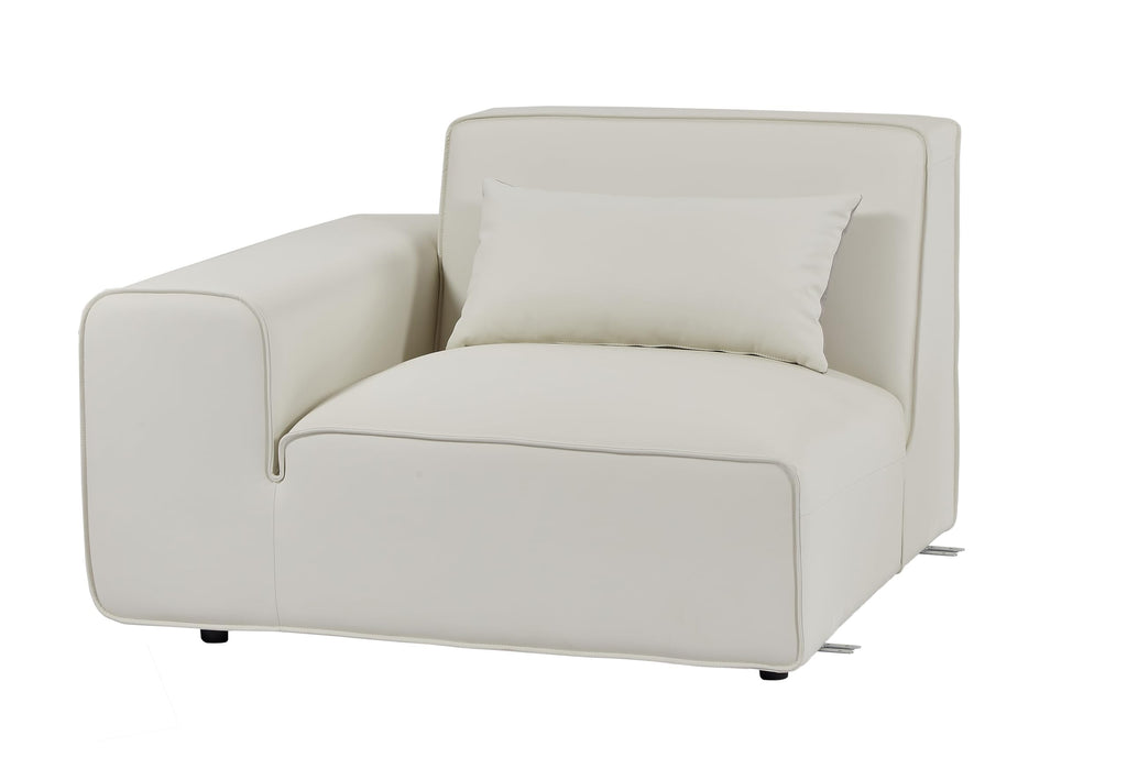 134" Oversized Minimalist-Modern Modular Sectional Sofa, Low Profile Feather Deep Seats Upholstered in Imitation