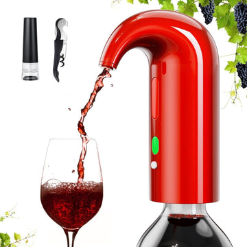 Electric Wine Aerator, Wine Aeration and Decanter Wine Dispenser Spout Pourer,Wine Accessories Gift for Wine