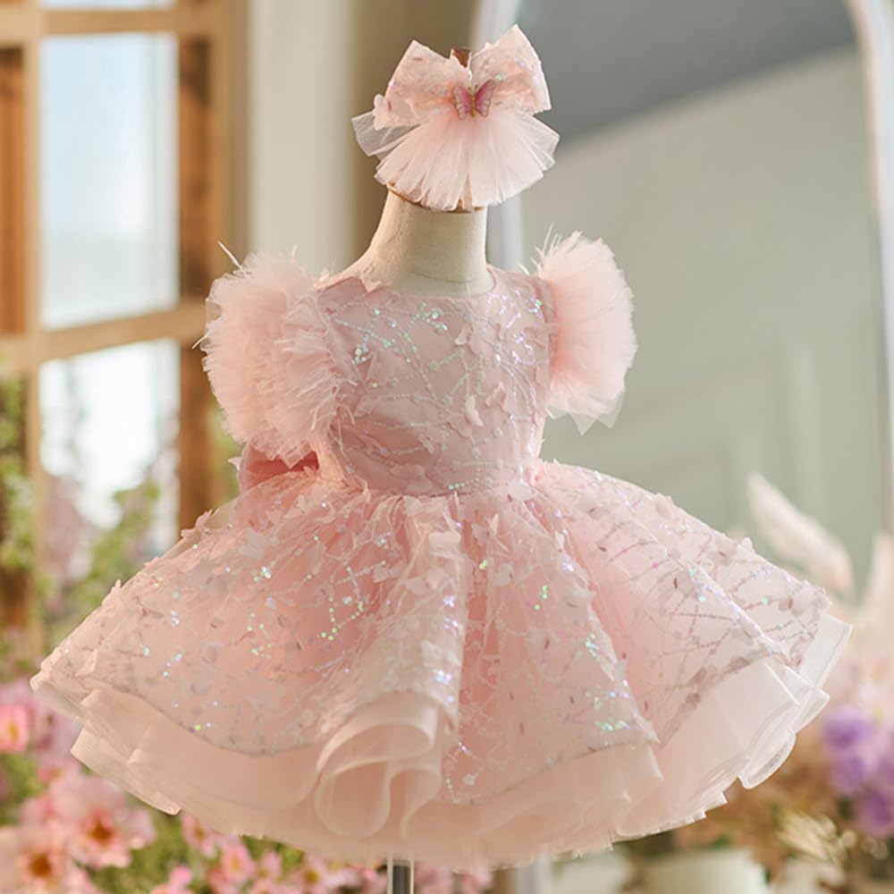 Baby Girl Pageant Dress Up Flower Girl Dress Girls Special Occasion Dresses